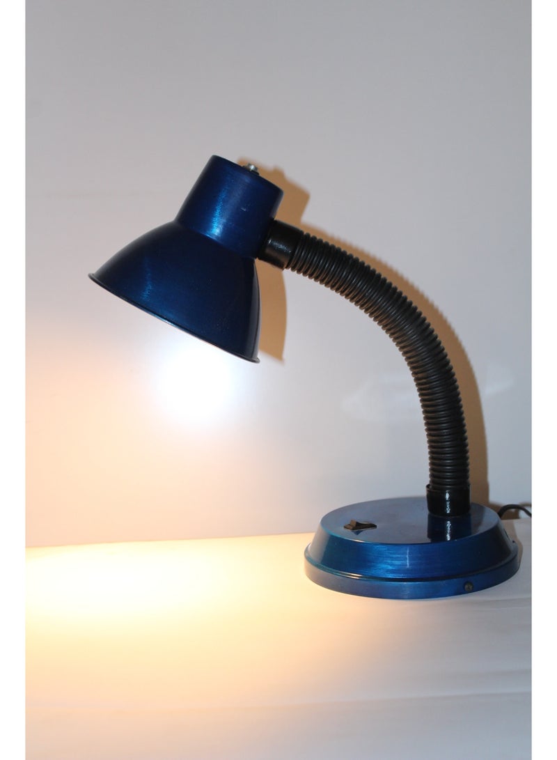 Table lamp with flexible arm moves 360 degree-blue color - Image 2